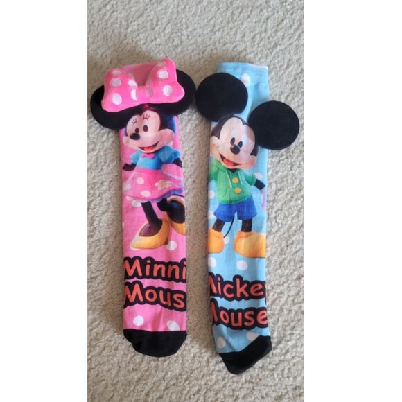 Knee-High Socks Featuring Mickey And Minnie for Children - Picture 1 of 2
